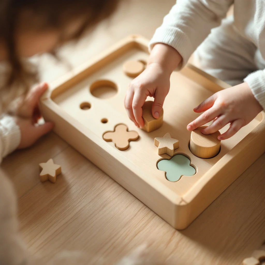 Toddler playing